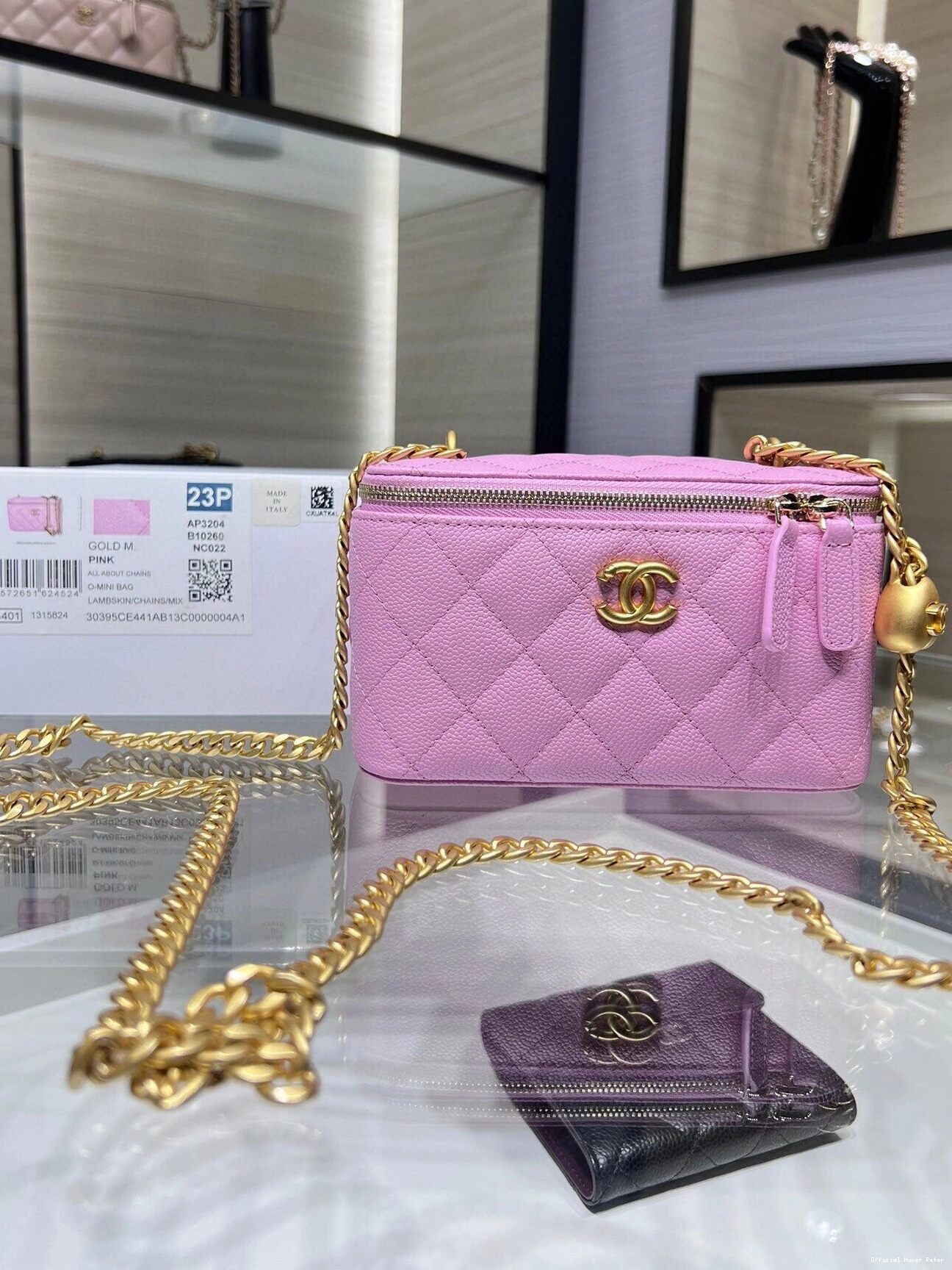 Hyper Peter CHAIN WITH SMALL VANITY CHANEL CHANELASSIC 0725